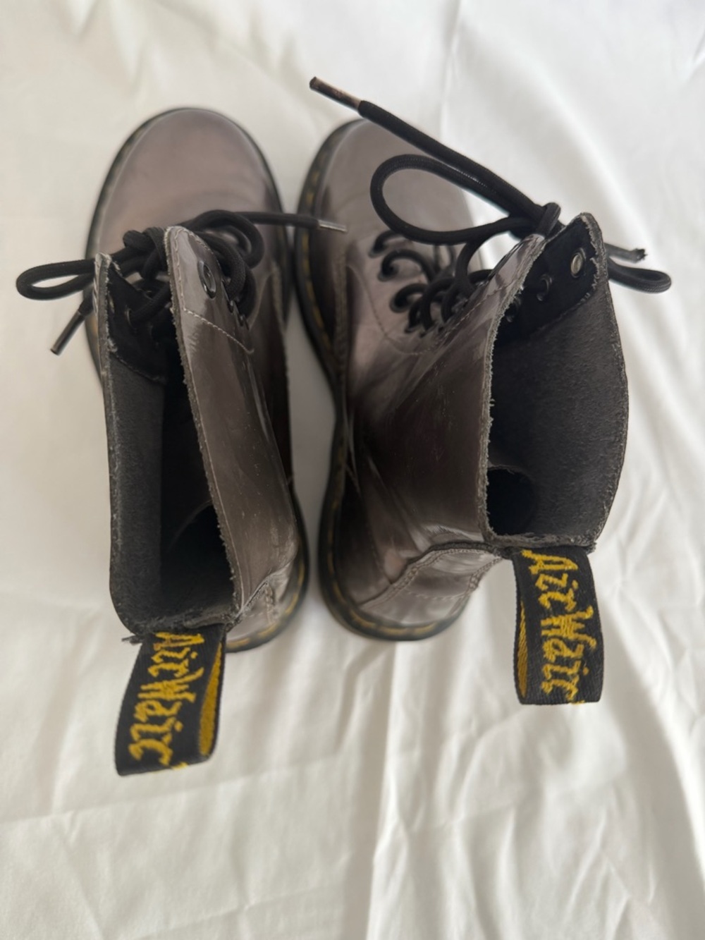 Dr. Martens 1460 Size 8 Lace-Up Boot in Metallic Brown - Picture 4 of 8